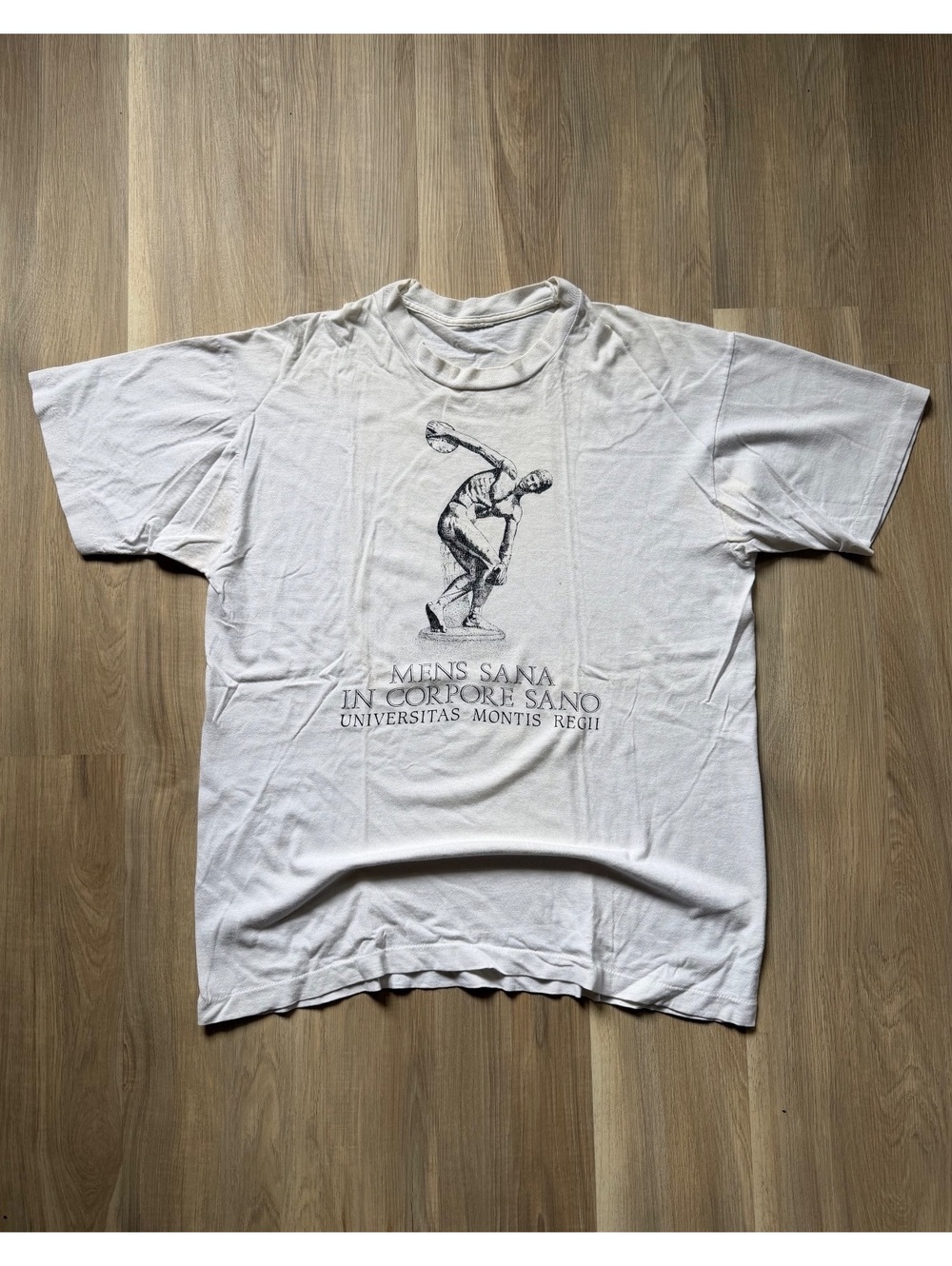 Vintage 90's Art Statue Graphic Collegiate T-Shirt